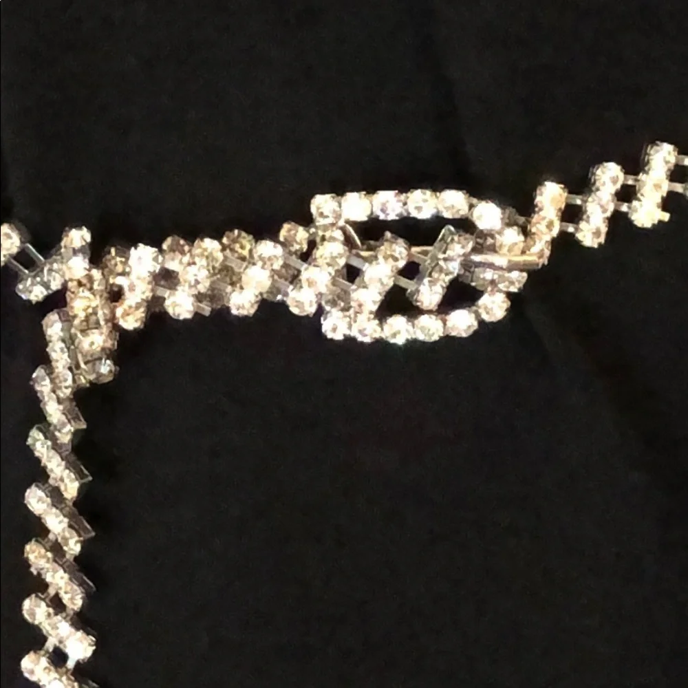 #Silver #diamond stones #belt.